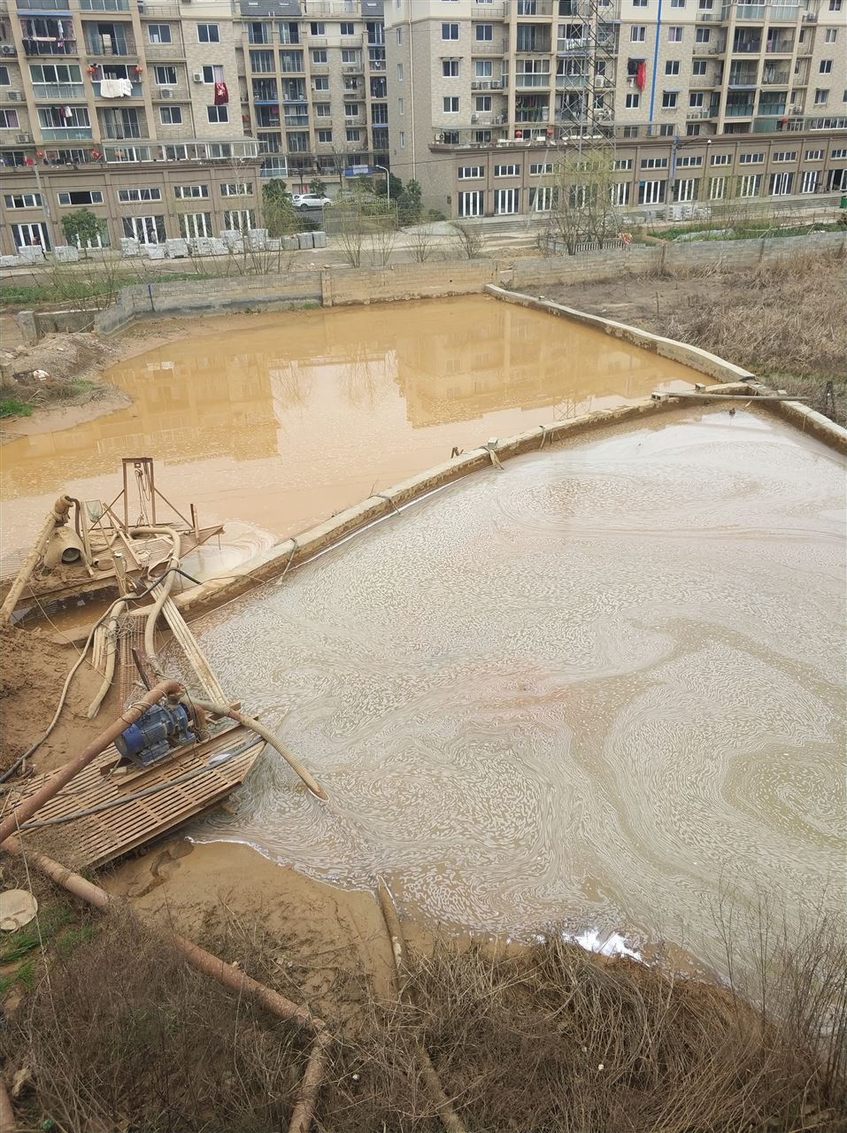 东坑镇沉淀池淤泥清理-厂区废水池淤泥清淤